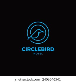 abstract bird logo template icon design