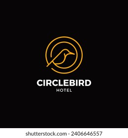 abstract bird logo template icon design