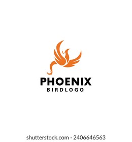 diseño de icono de plantilla de logotipo de pájaro abstracto