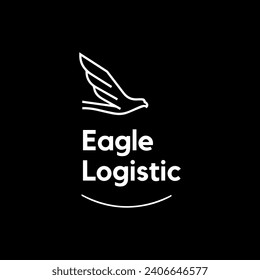 abstract bird logo template icon design
