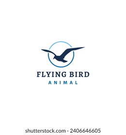 abstract bird logo template icon design