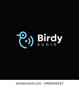 abstract bird logo template icon design