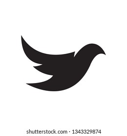 Abstract bird logo template vector icon design