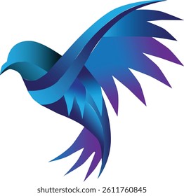 Abstract bird Modern logo design 