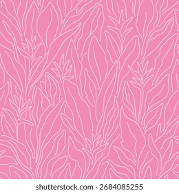 Abstract Bird of Paradise seamless pattern. Vector illustration flat design background. 