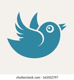 Abstract bird vector illustration