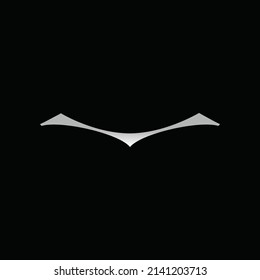 abstract bird wings with simple concept