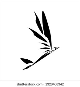 abstract birds logo design