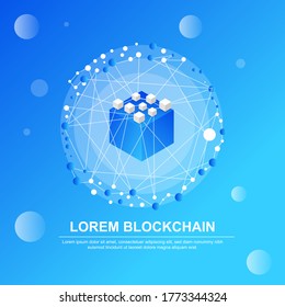 Resumen Bitcoin Crypto Currency Blockchain Tecnología ICO World Map Landing, Banner, vector Fondo de pantalla Ultra HD Ilustración Multipropósito Completamente Editable Fácil de acceder.