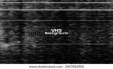 Abstract bitmap glitch grunge texture. Dark retro VHS screen with flickering. Old analog TV with pixel dither effect. Vector background