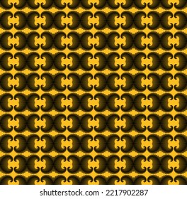 Abstract bizarre art background, Seamless Retro wallpaper pattern, vector