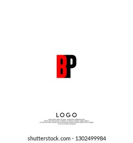 abstract BK logo letters design concept in shadow shape