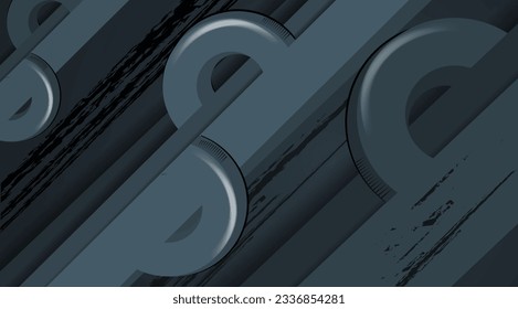 Resumen del fondo negro de papel 3d. ... Diseño de vectores para pancartas de presentación, volantes, carteles e invitaciones