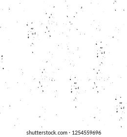 Abstract black aAbstract black and white vector background. Monochrome vintage surface with dirty pattern in cracks, spots, dots. Old painted wall in dark horror style design. Grunge overlay layer.nd 