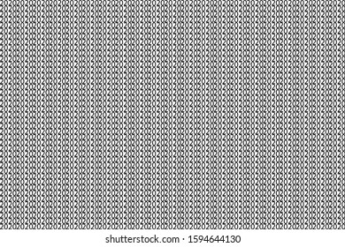 Abstract black alphabet ornament border isolated on white background. Vector illustration for education, writing, poetic design. Random letters fall from top. Alphabet book concept for grammar school