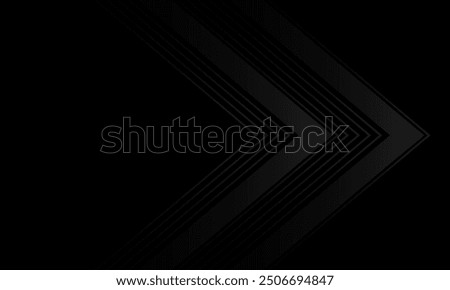 Abstract black arrow luxury direction geometric with blank space design modern creative blackground vector illustration.