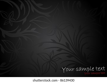 Abstract Black Background