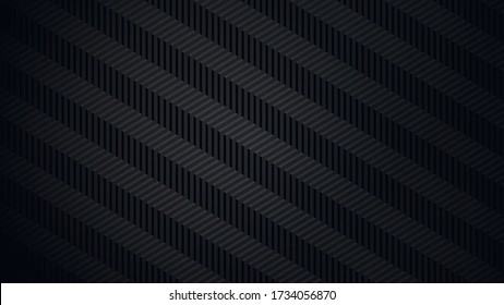 Abstract black background. 3D zigzag stairs. Vector illustration.