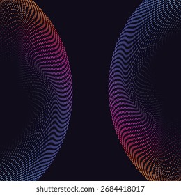 Abstrakter schwarzer Hintergrund mit schönem Design

