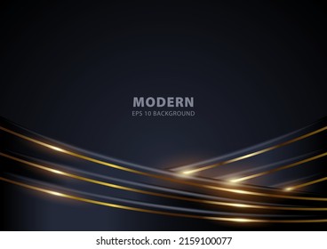 Abstract black background with blank space for text, tech and futuristic corporate design, vector illustration