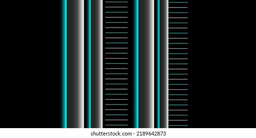 Abstrakter schwarzer Hintergrund mit blauen und silbernen Linien