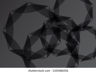 Abstract black background , background can used for wallpaper or design , vector.
