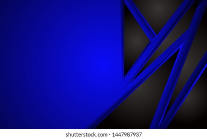 Abstract black background combination with blue carbon texture line. Technology concept vector design for use modern element banner, cover, poster, wallpaper, brochure, corporate, advertising, flyer