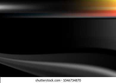 Abstract black background with copy space for write text. Modern template design for cover, brochure, web banner and magazine.