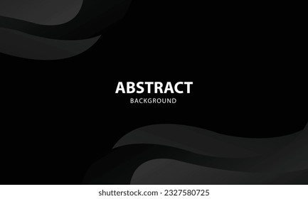 abstract black background with creative line grey for banner, certificate , poster, powerpoint and business