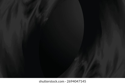 Abstrakter schwarzer Hintergrund mit dunklem Rauchdesign