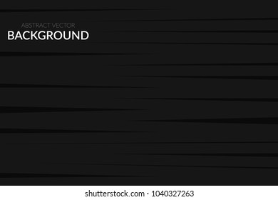 Abstract black background design line stripes. Geometric Minimal Banner Poster.