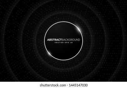 abstract black background design with modern concept, use for business banner and web banner template