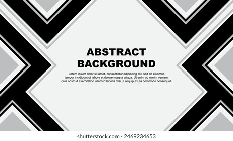 Plantilla de diseño de fondo negro Abstractas. Ilustración vectorial de Fondo de pantalla de Anuncio. Vector negro
