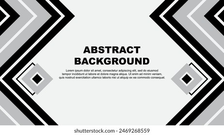Plantilla de diseño de fondo negro Abstractas. Ilustración vectorial de Fondo de pantalla de Anuncio. Diseño en negro