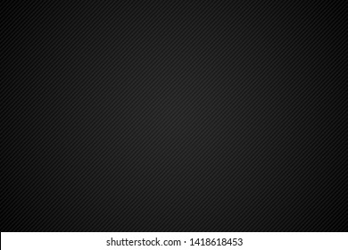 Abstract black background with diagonal line texture Modern look.