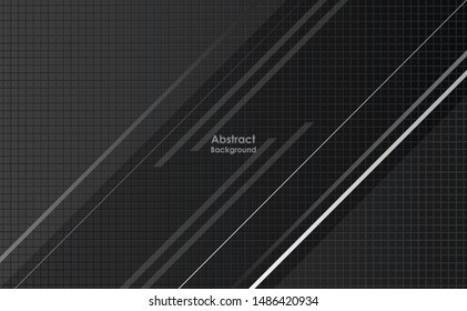 Abstract black background with diagonal line texture Modern look