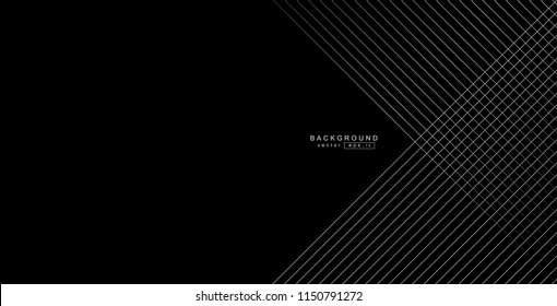 abstract black background with diagonal lines. vector illustrator
