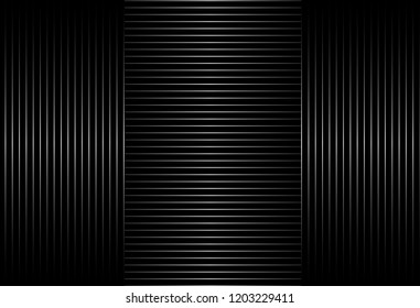 abstract black background with diagonal lines, Gradient vector retro line pattern design. Monochrome graphic.