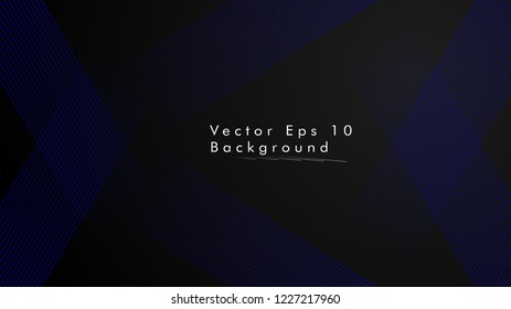 abstract black background with diagonal lines, blue color