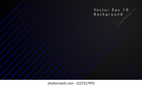 abstract black background with diagonal lines, blue color