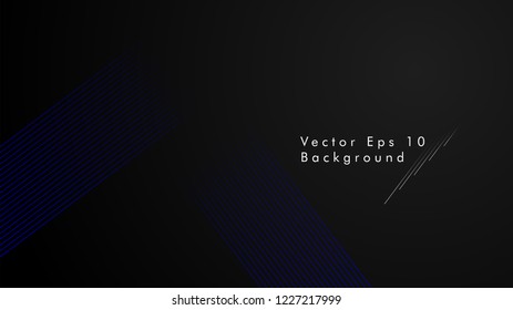 abstract black background with diagonal lines, blue color