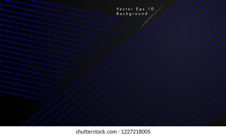 abstract black background with diagonal lines, blue color