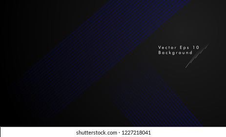 abstract black background with diagonal lines, blue color