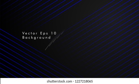 abstract black background with diagonal lines, blue color