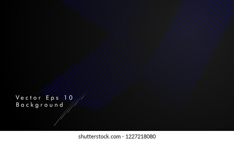 abstract black background with diagonal lines, blue color