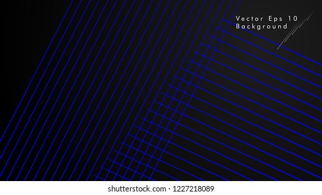 abstract black background with diagonal lines, blue color
