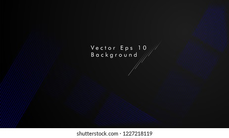abstract black background with diagonal lines, blue color