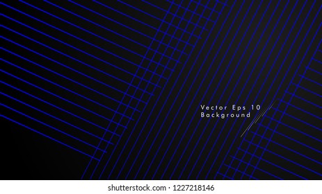 abstract black background with diagonal lines, blue color