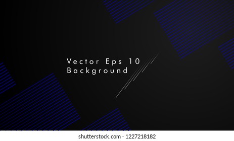 abstract black background with diagonal lines, blue color