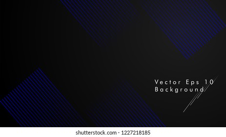 abstract black background with diagonal lines, blue color